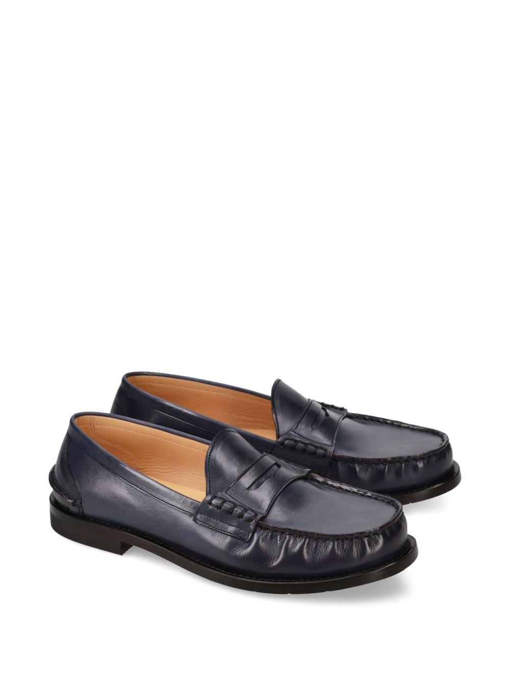 leather penny loafers Product Image