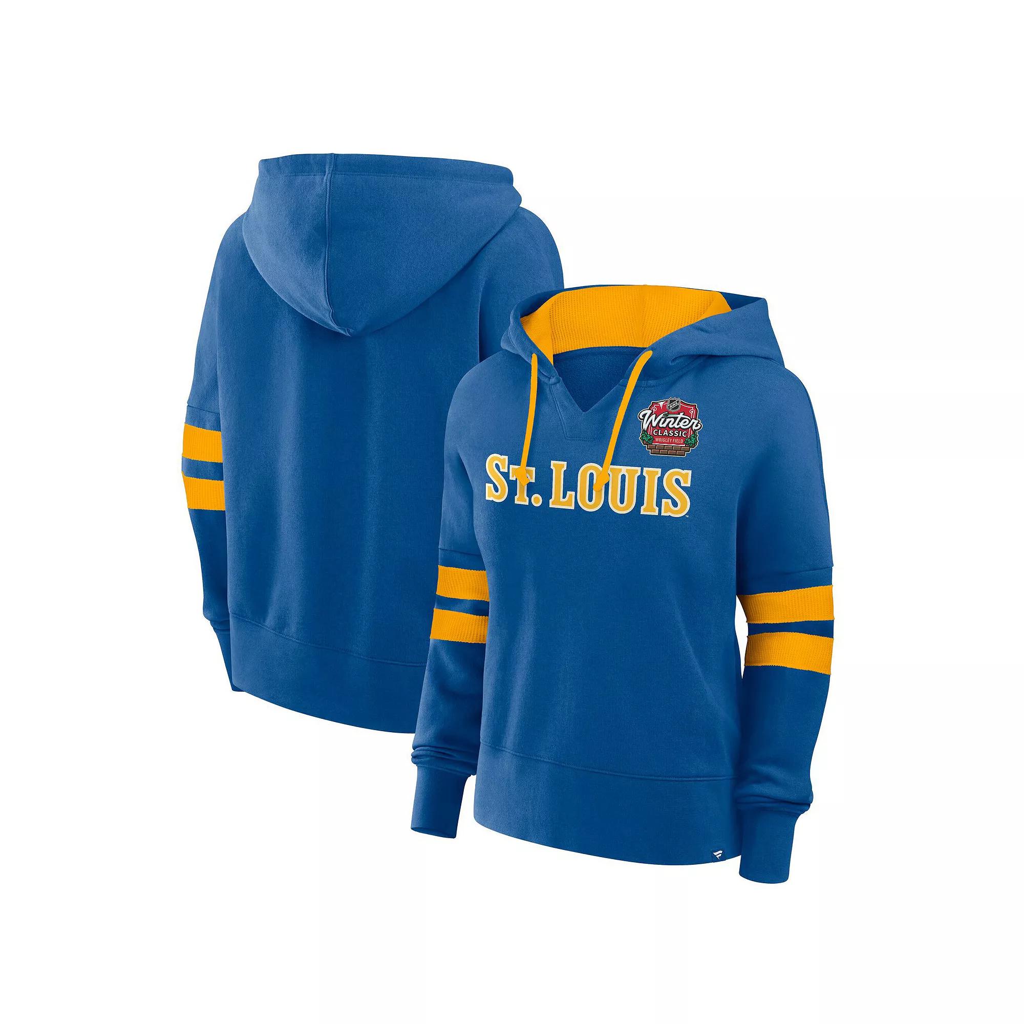 Women's Fanatics  Blue St. Louis Blues 2025 NHL Winter Classic Seize Fleece Pullover Hoodie, Size: Small Product Image