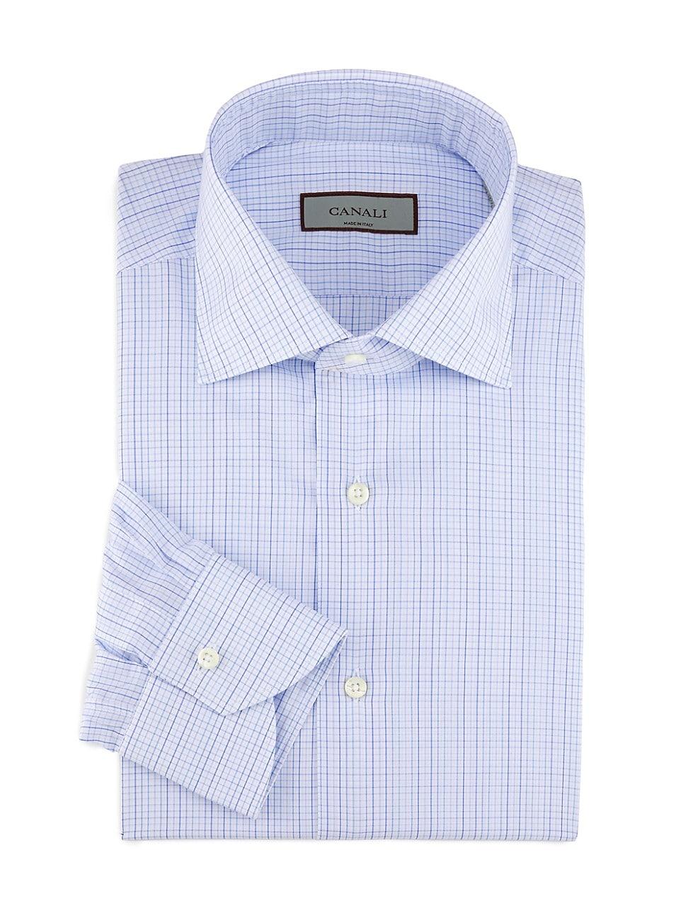 Mens Check Dress Shirt Product Image