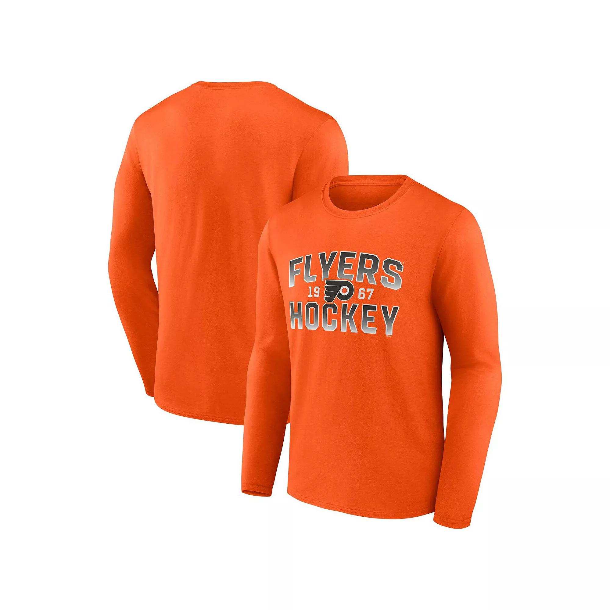 Men's Fanatics Branded Orange Philadelphia Flyers Skate Or Die Long Sleeve T-Shirt, Size: Medium, Fly Orange Product Image