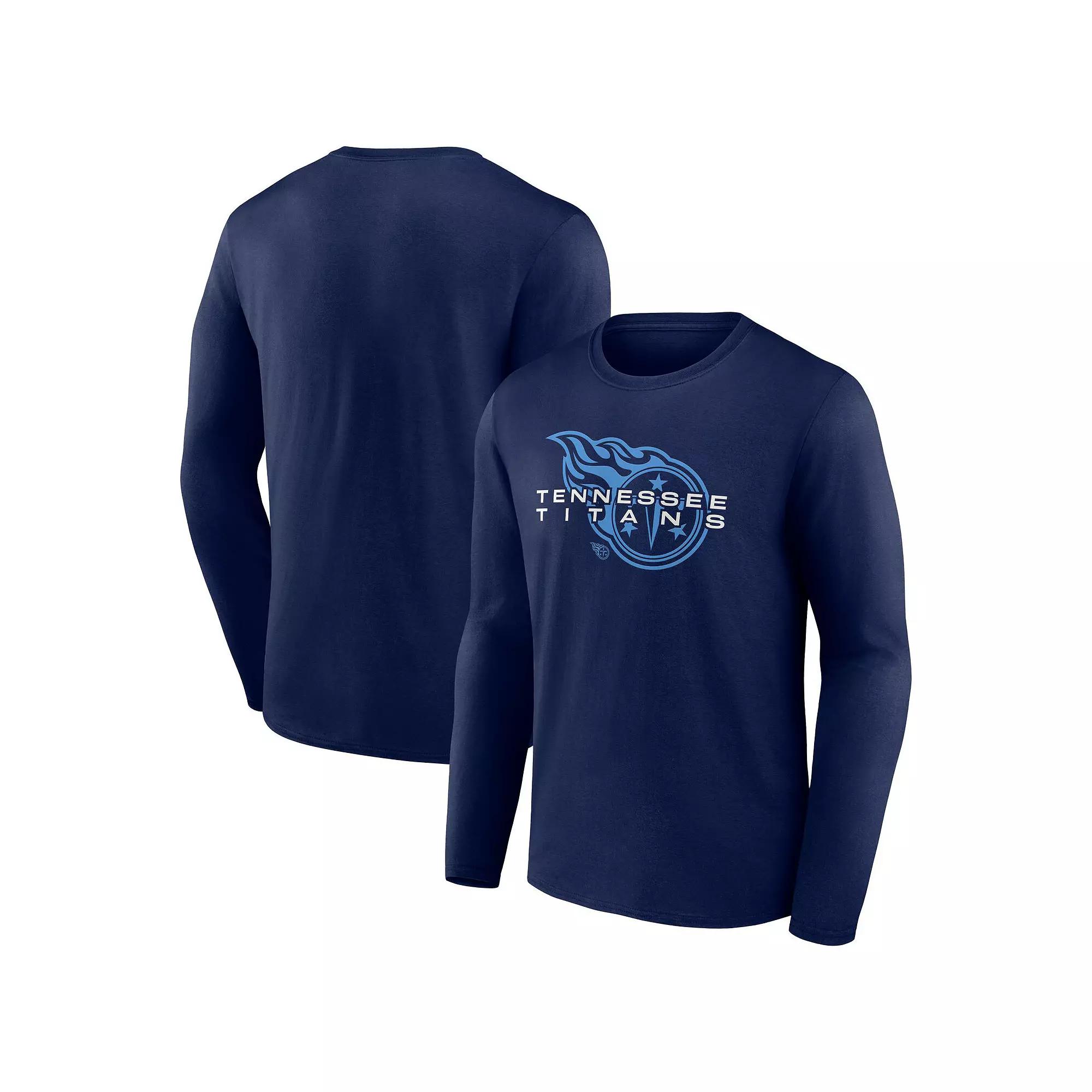 Mens Fanatics Branded Tennessee Titans Advance to Victory Long Sleeve T-Shirt Blue Product Image