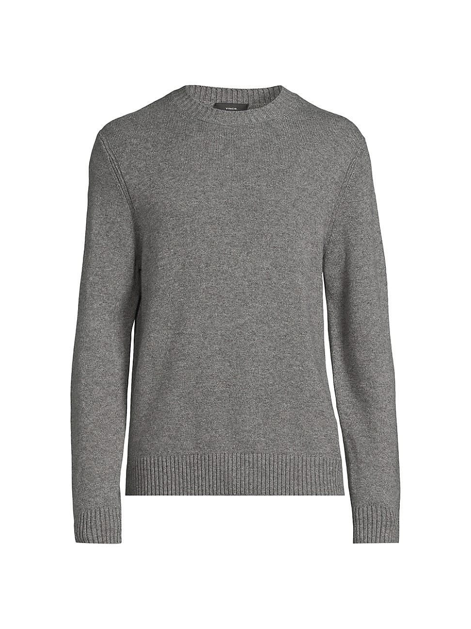 Mens Wool-Cashmere Crewneck Sweater Product Image
