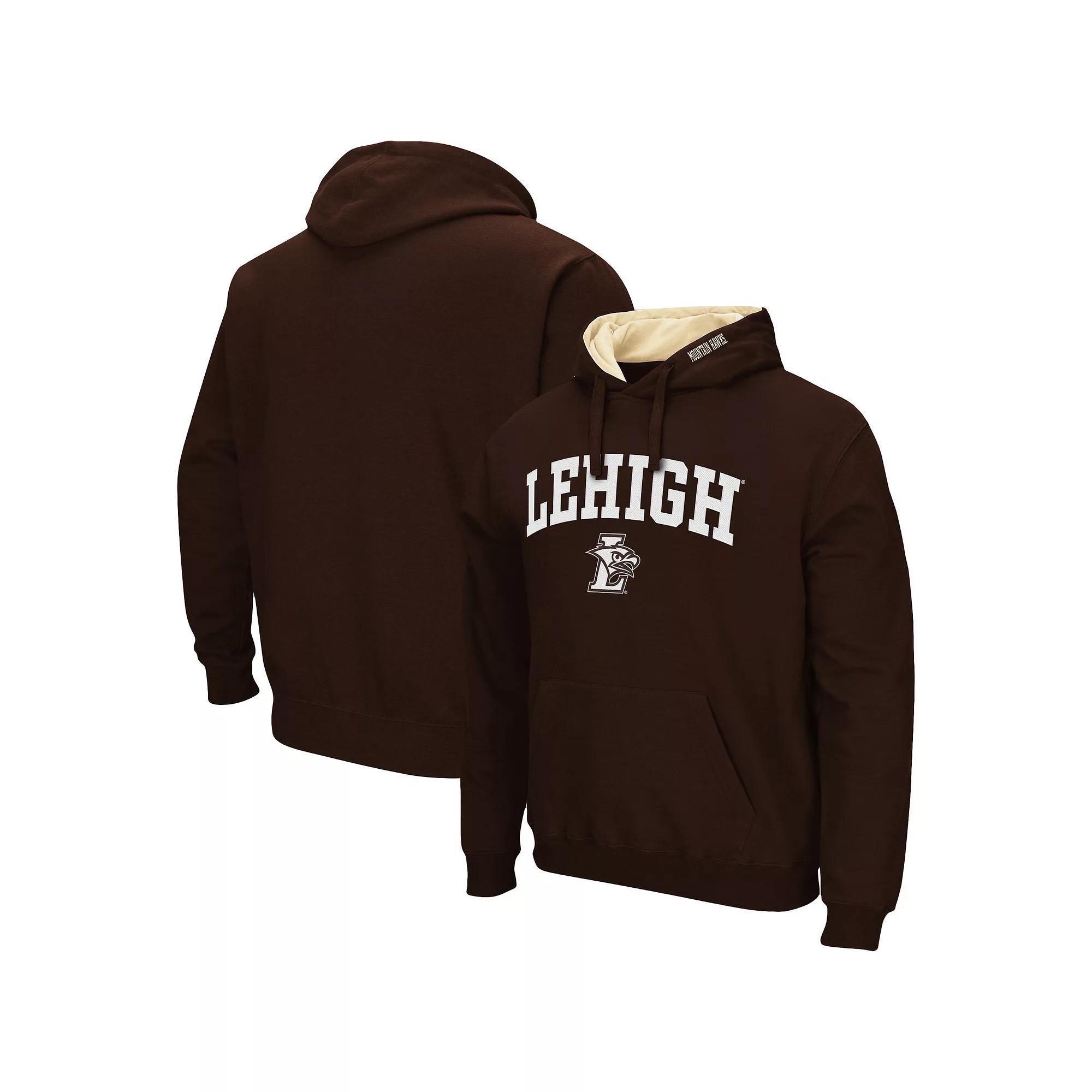 Men's Colosseum Navy Pepperdine Waves Arch and Logo Pullover Hoodie,  Product Image