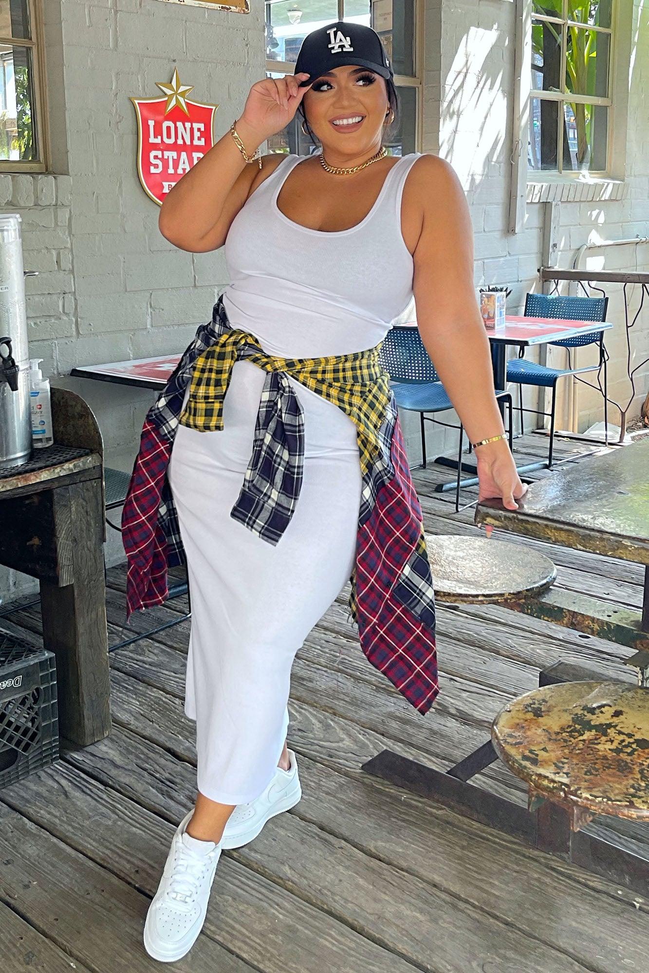 Mulberry Street Maxi Dress - White Product Image