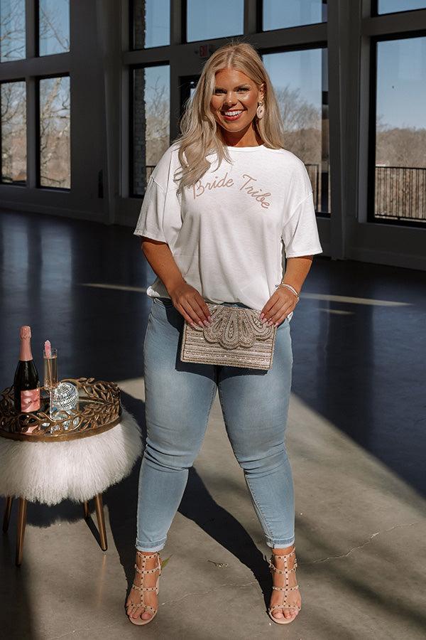 Bride Tribe Shift Tee Curves Product Image
