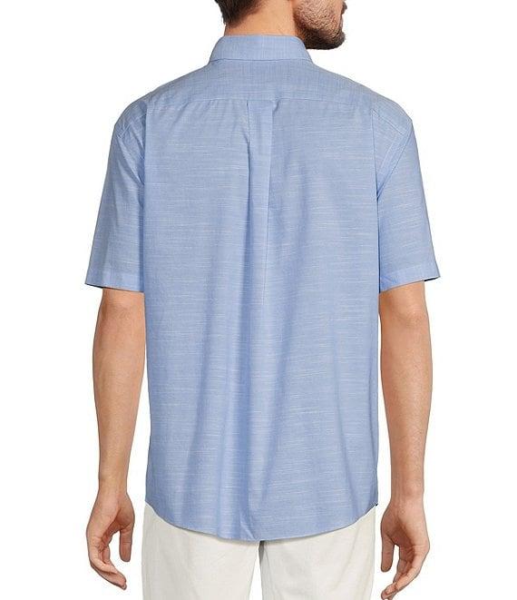 Gold Label Roundtree & Yorke Big & Tall Full-Fit Non-Iron Button Down Collar Short Sleeve Sport Shirt Product Image