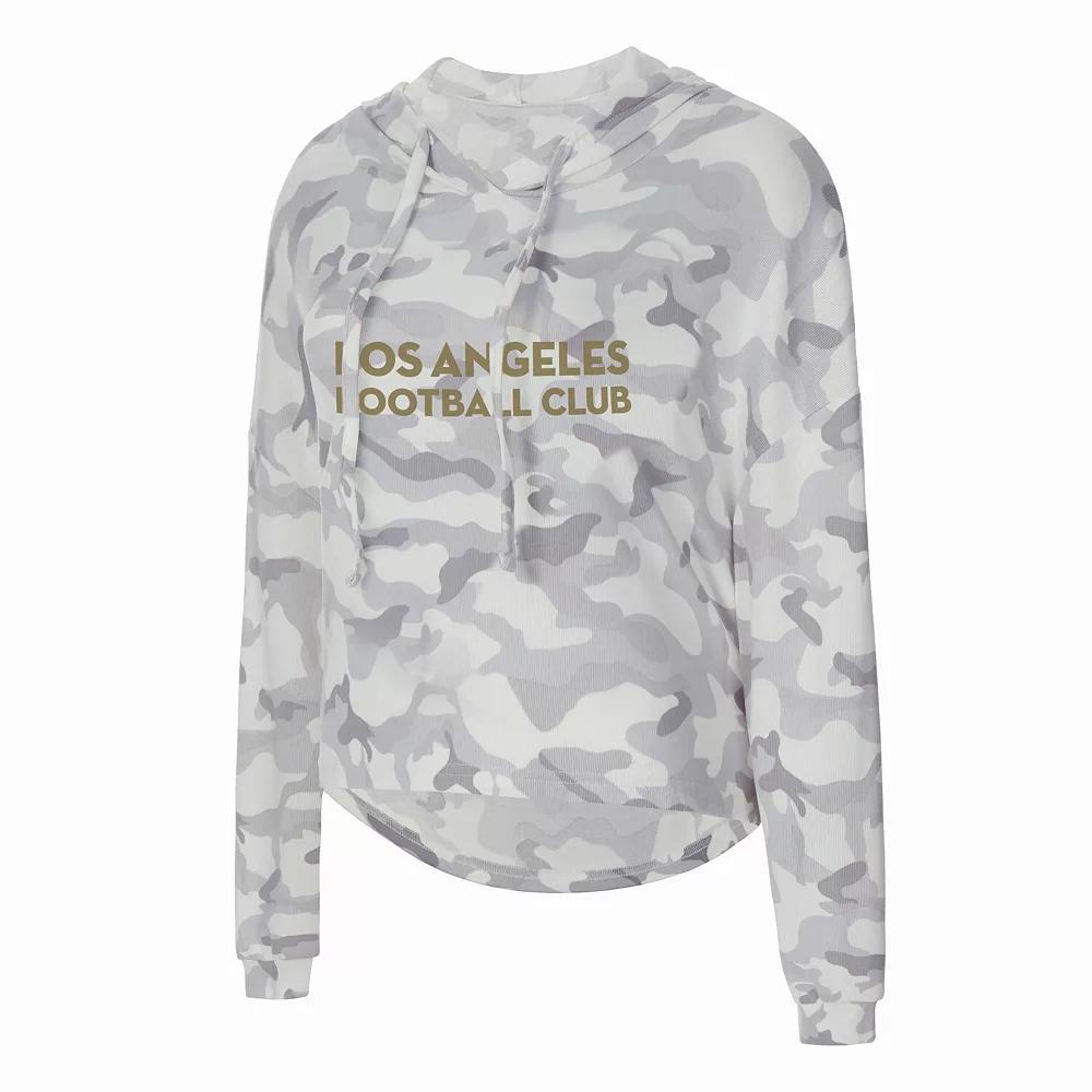 Women's Concepts Sport Gray LAFC Composite Hoodie T-Shirt,  Product Image