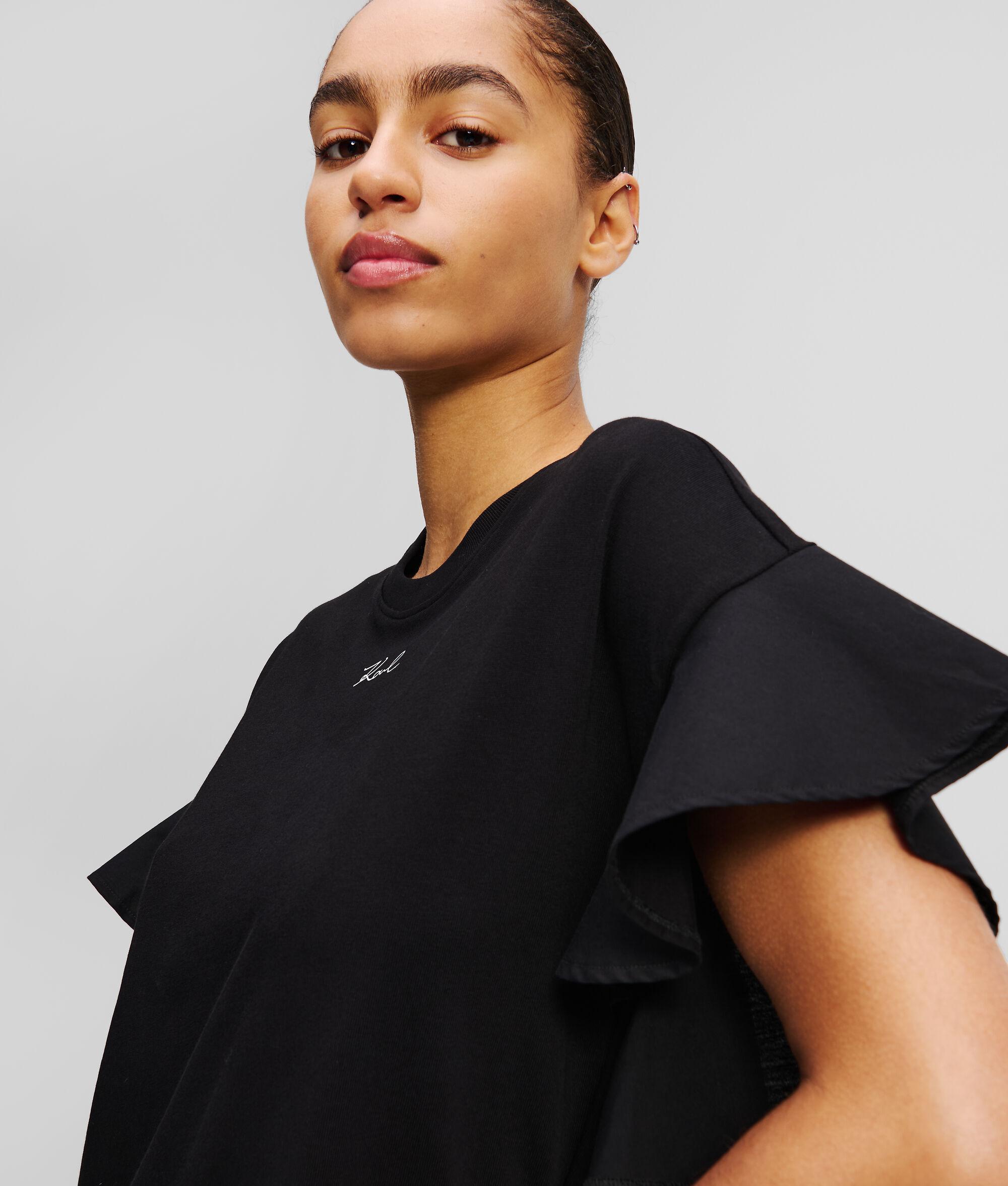 FABRIC MIX T-SHIRT DRESS Product Image