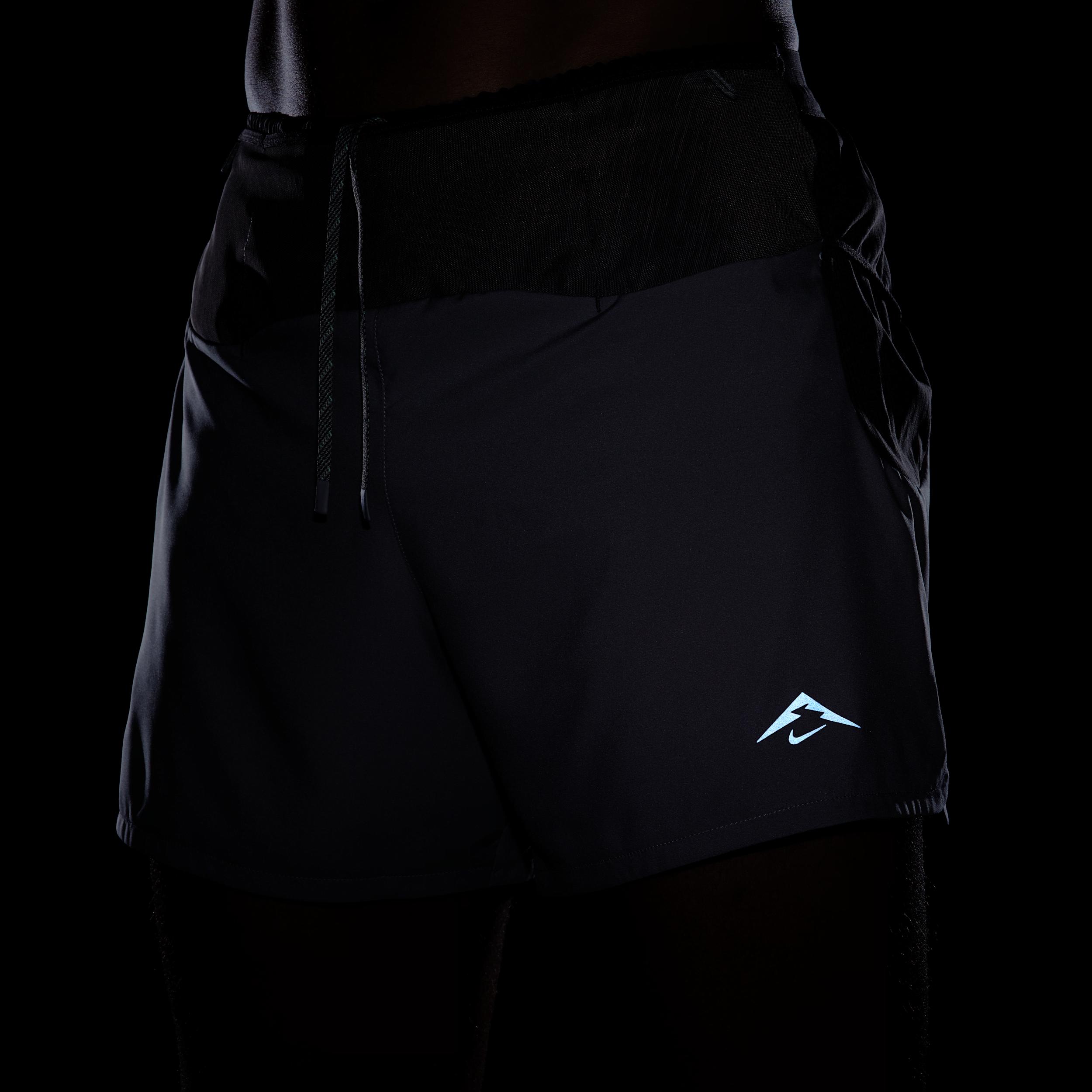 Nike Mens Trail Second Sunrise 5 Dri-FIT ADV Brief-Lined Running Shorts | HJ3572-009 Product Image