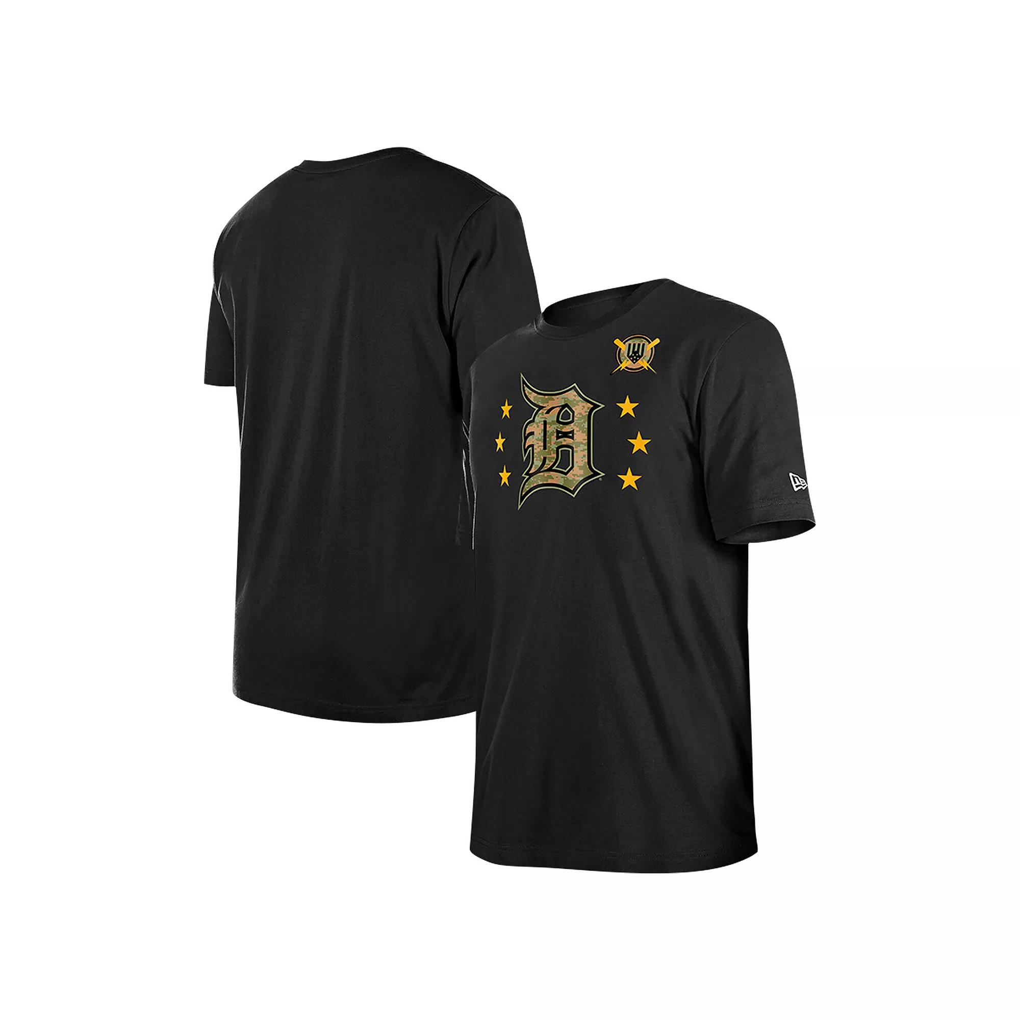 Men's New Era Black Detroit Tigers 2024 Armed Forces Day T-Shirt,  Product Image