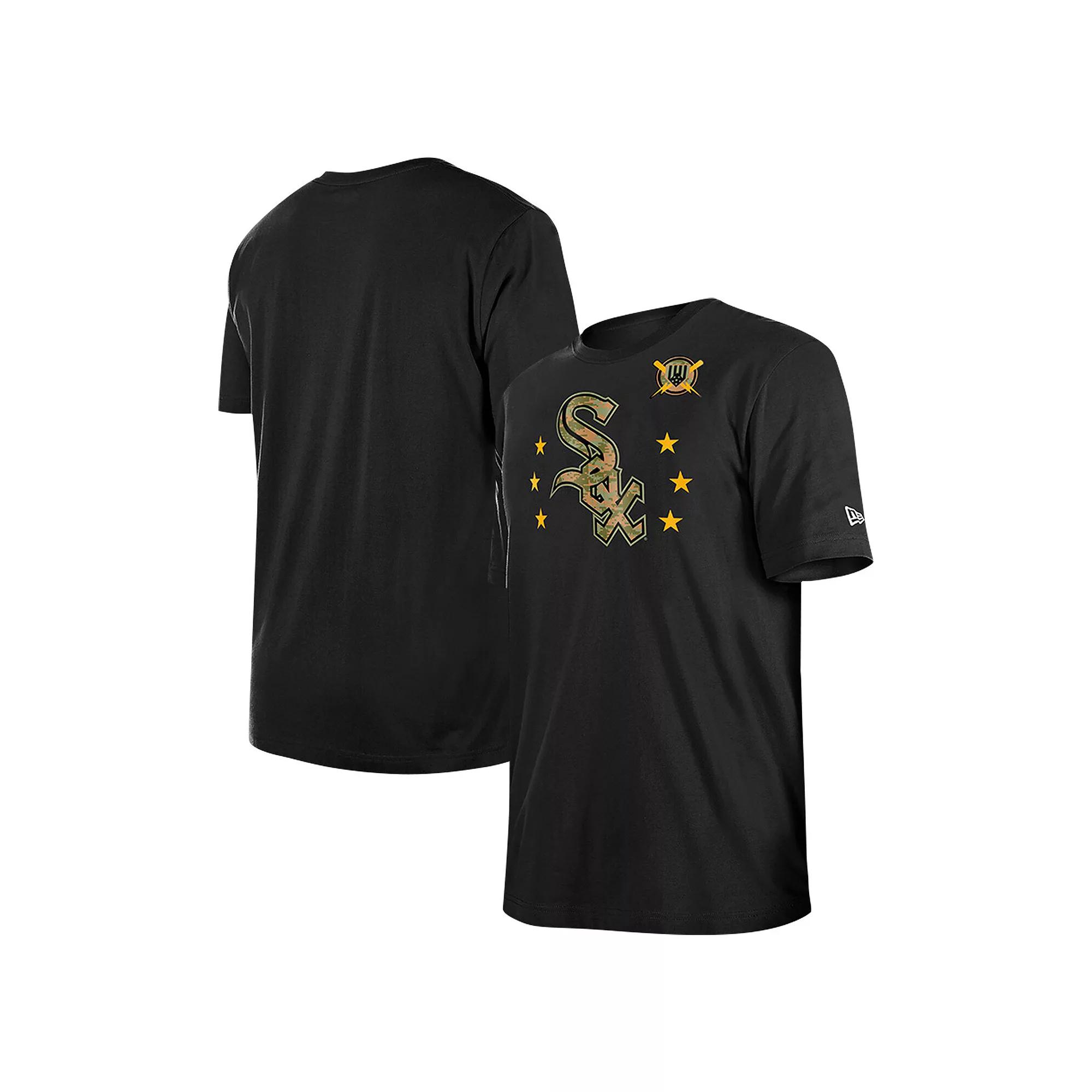 Men's New Era Black Chicago White Sox 2024 Armed Forces Day T-Shirt,  Product Image