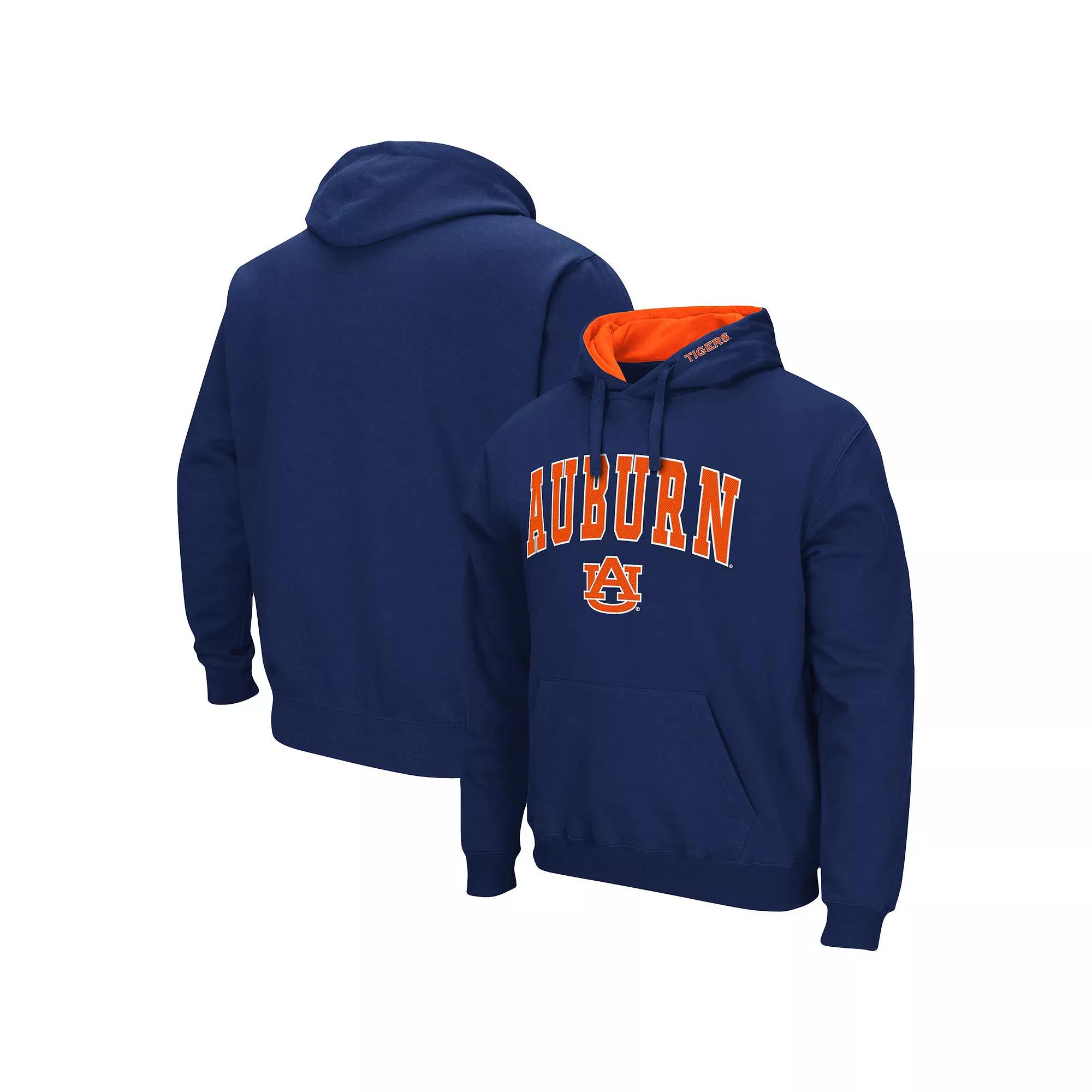 Men's Colosseum Charcoal Northern Iowa Panthers Arch and Logo Pullover Hoodie,  Product Image
