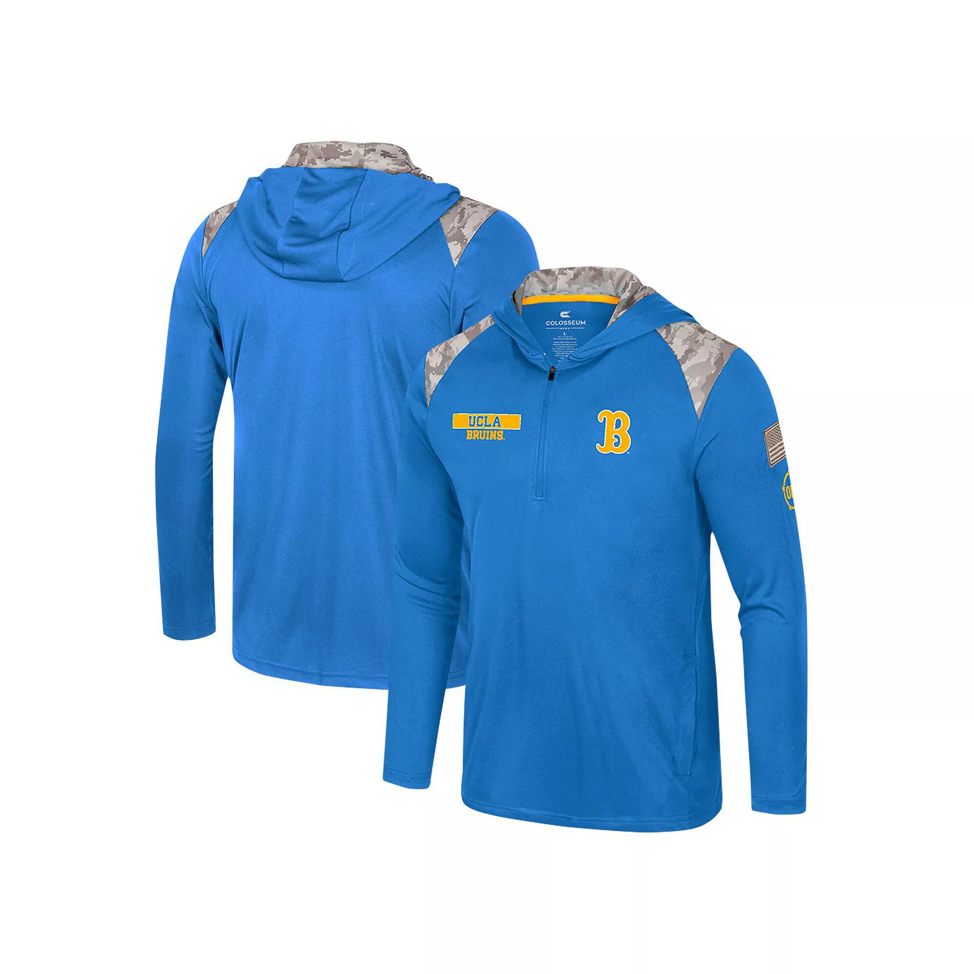 Men's Colosseum Maroon Montana Grizzlies OHT Military Appreciation Quarter-Zip Hoodie Jacket,  Product Image