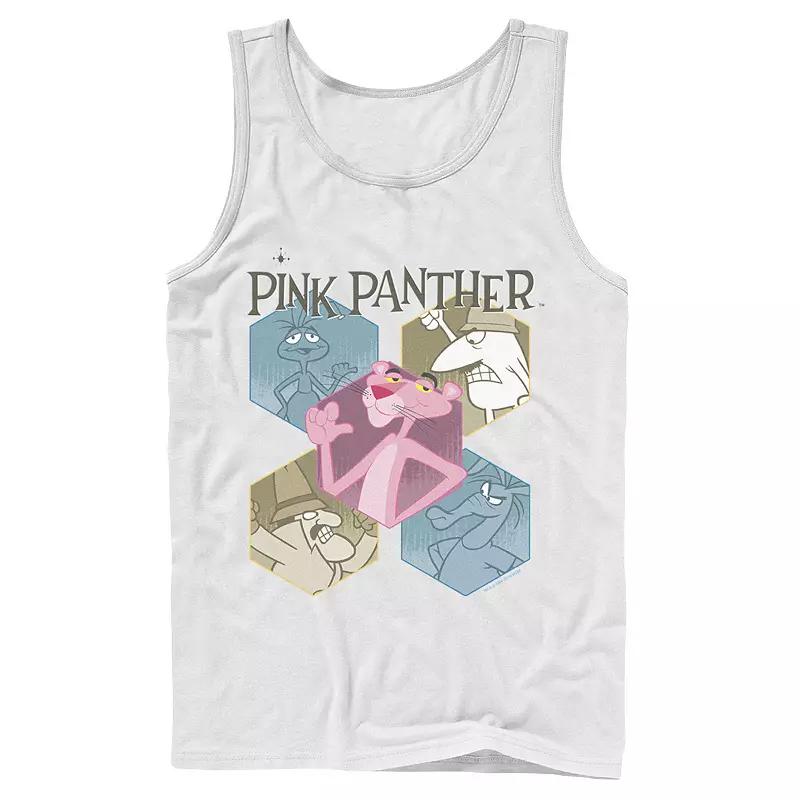 Men's Pink Panther Hexagonal Portraits Tank Top,  Product Image