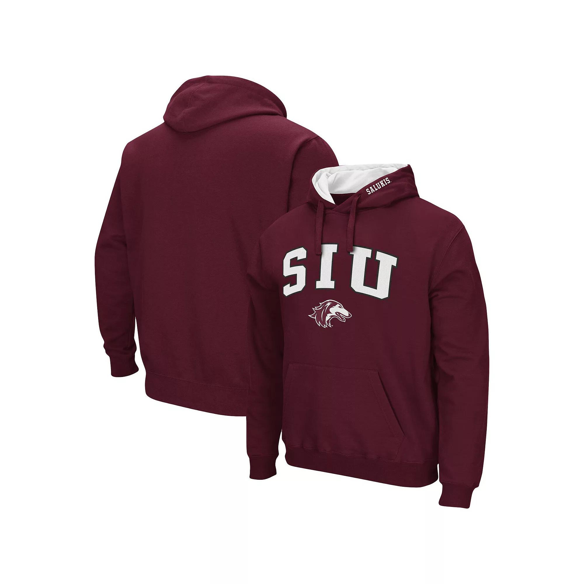 Men's Colosseum Cherry Temple Owls Arch and Logo Pullover Hoodie, Size: Large, Tem Red Product Image