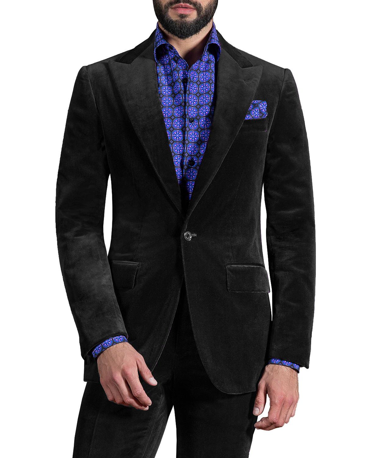 Mens Velvet 2-Button Sport Coat Product Image