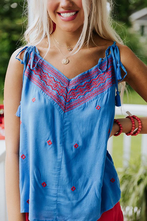 Secret Rendezvous Embroidered Top Product Image