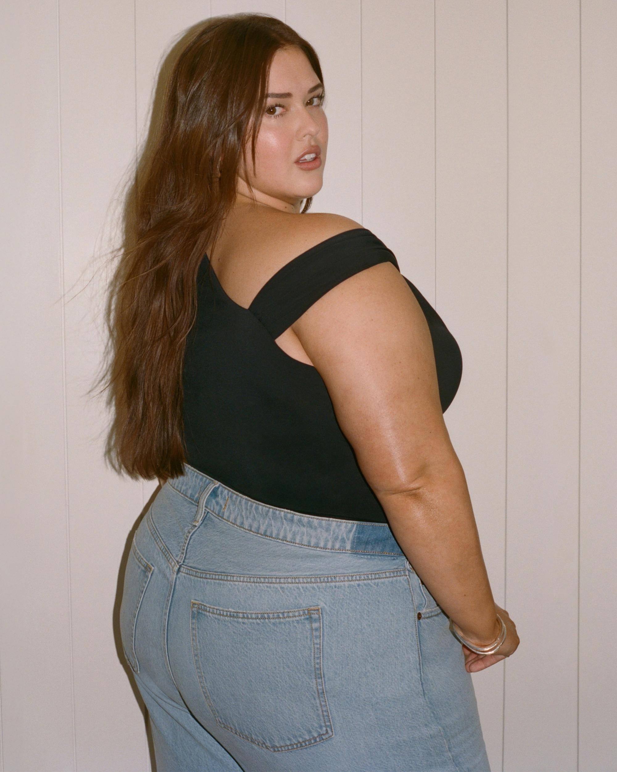 Curve Love High Rise Wide Leg Jean Product Image