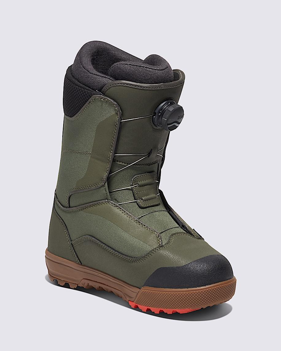 Aura Pro Snowboard Boot in Green / Gum| Vans US Product Image