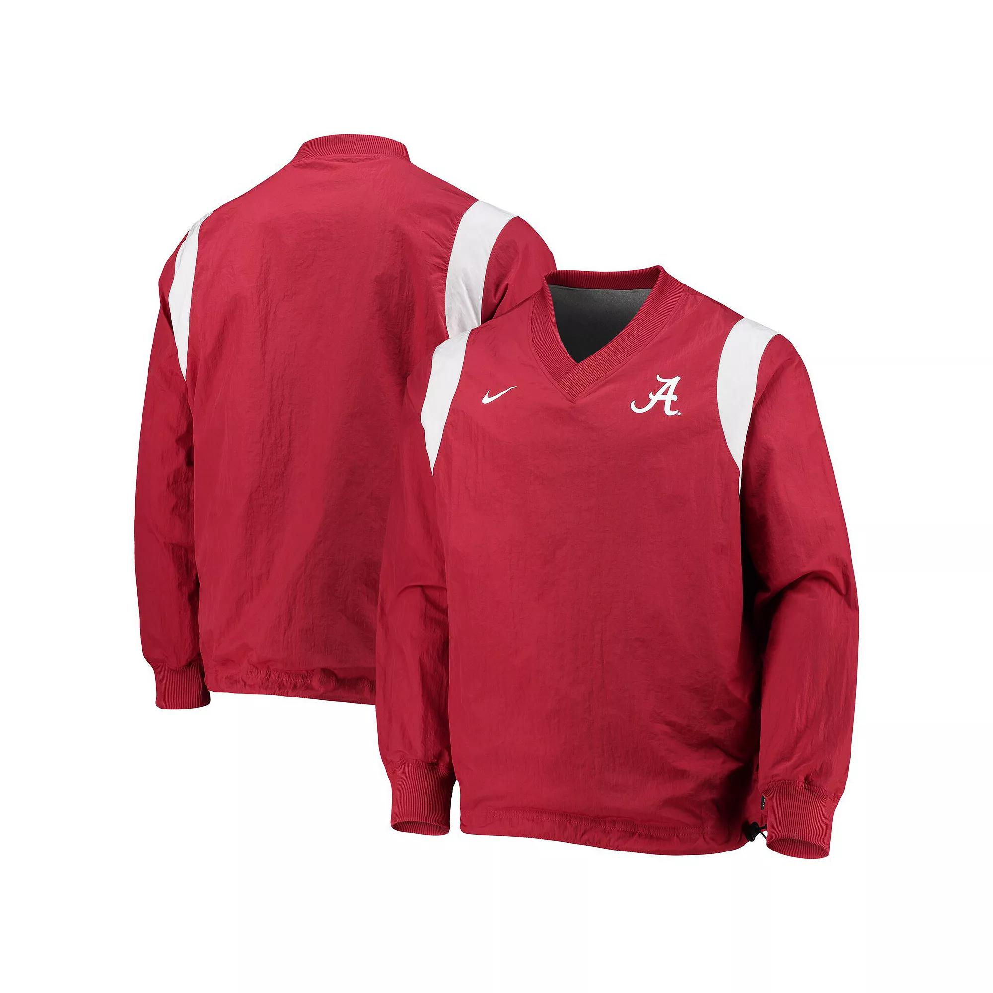Men's Nike Crimson Alabama Crimson Tide Rev Pullover Windbreaker Jacket,  Product Image