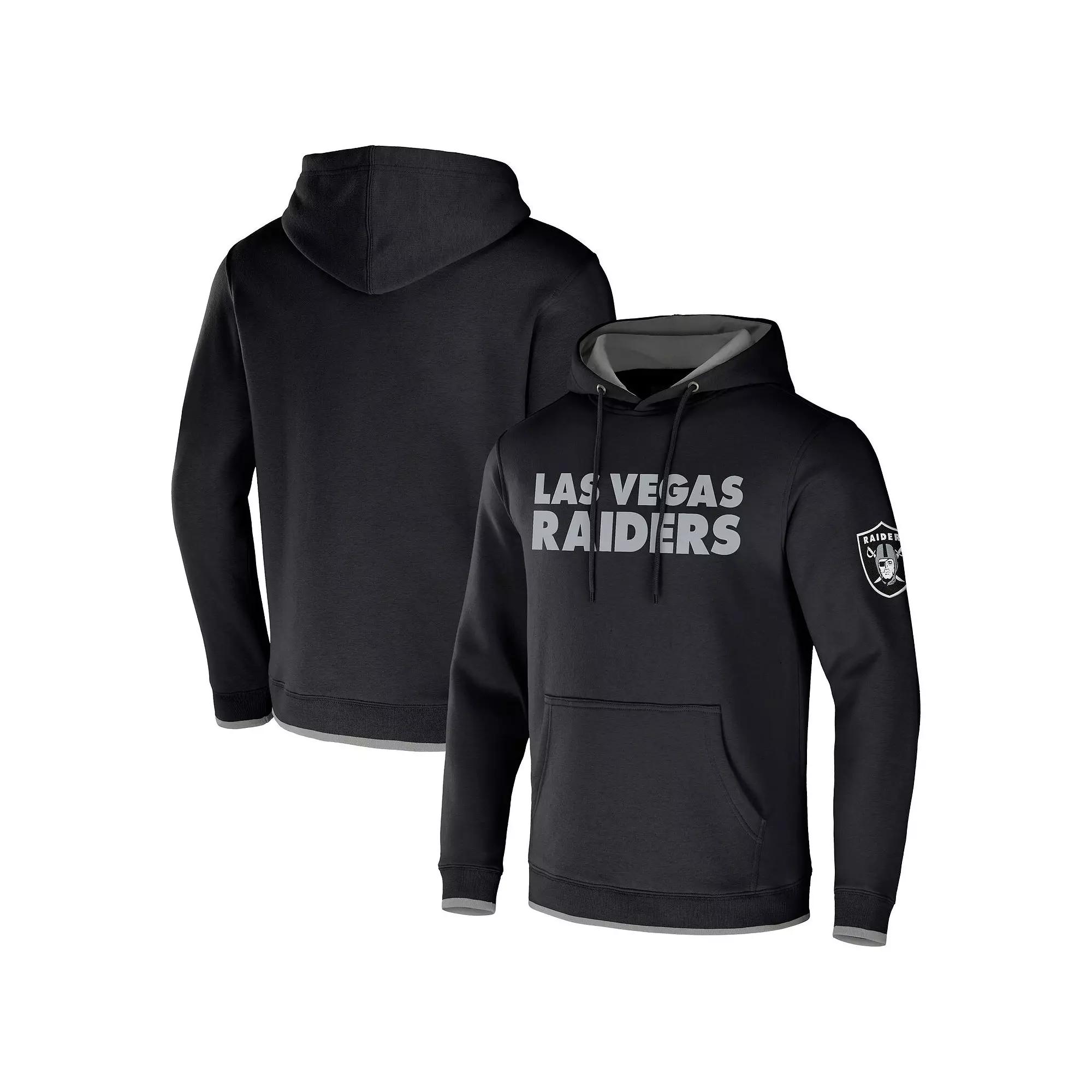Men's NFL x Darius Rucker Collection by Fanatics Black Las Vegas Raiders Pullover Hoodie,  Product Image
