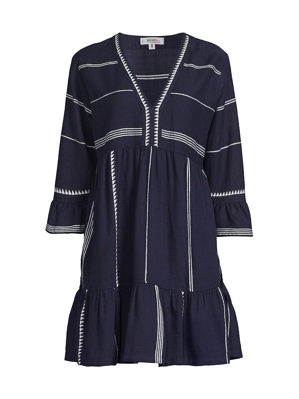 Womens Hanna Bell-Sleeve Minidress Product Image