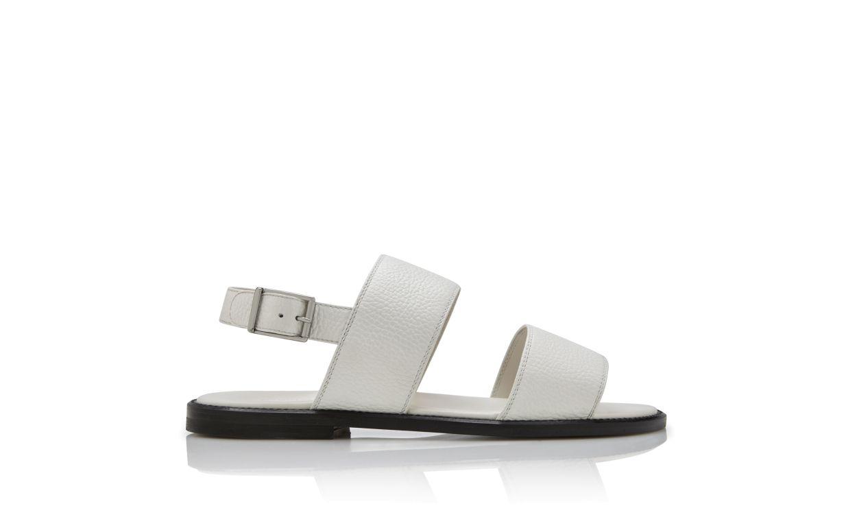 BULGOBIS White Calf Leather Sandals Product Image