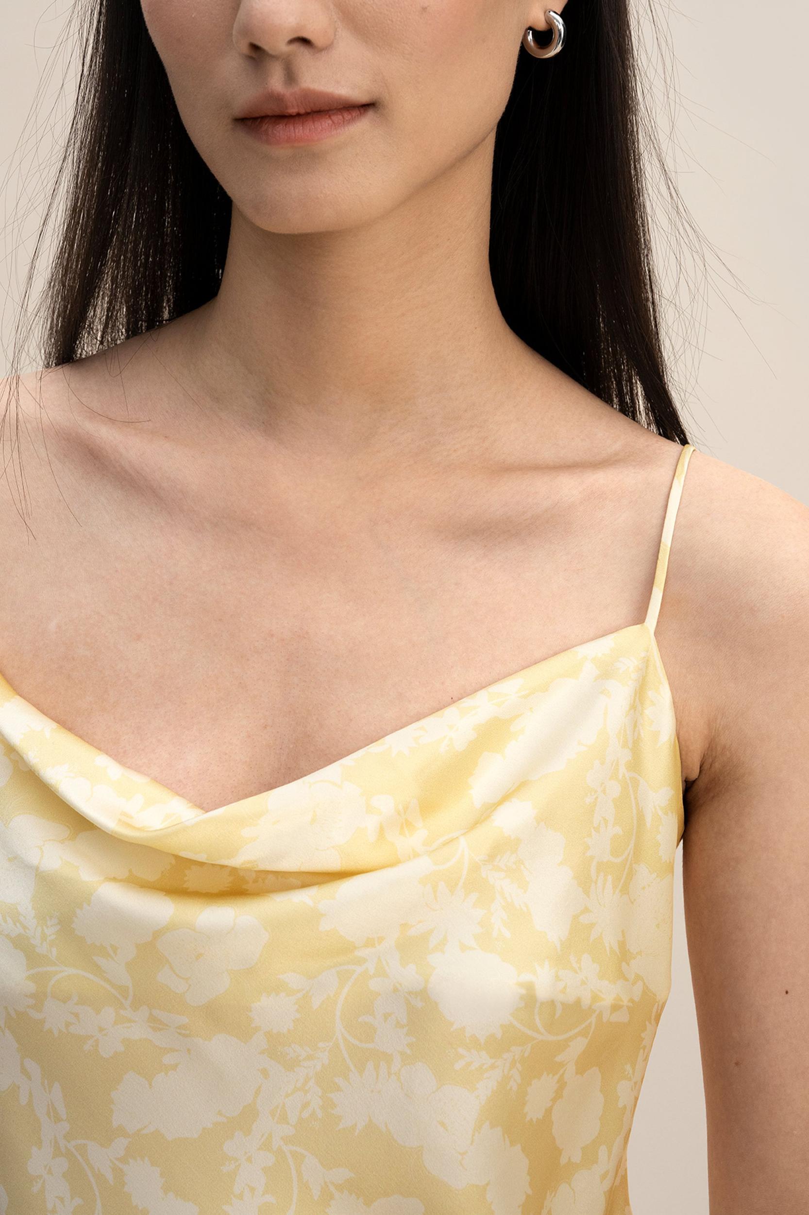 Shadow Print Cowl Neck Cami Product Image