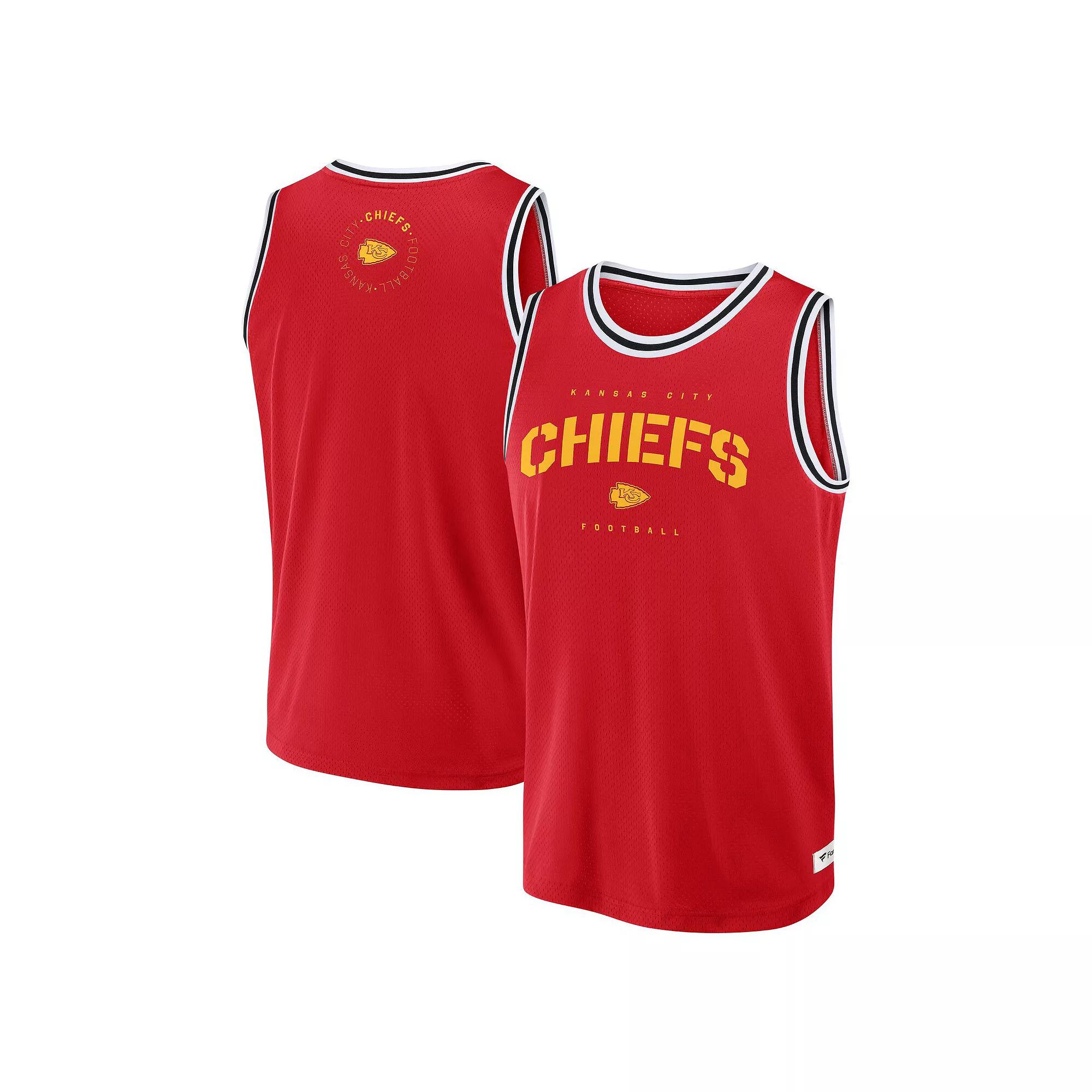 Men's Fanatics Red Kansas City Chiefs Elements Future Ground Jersey Tank Top, Size: Small Product Image