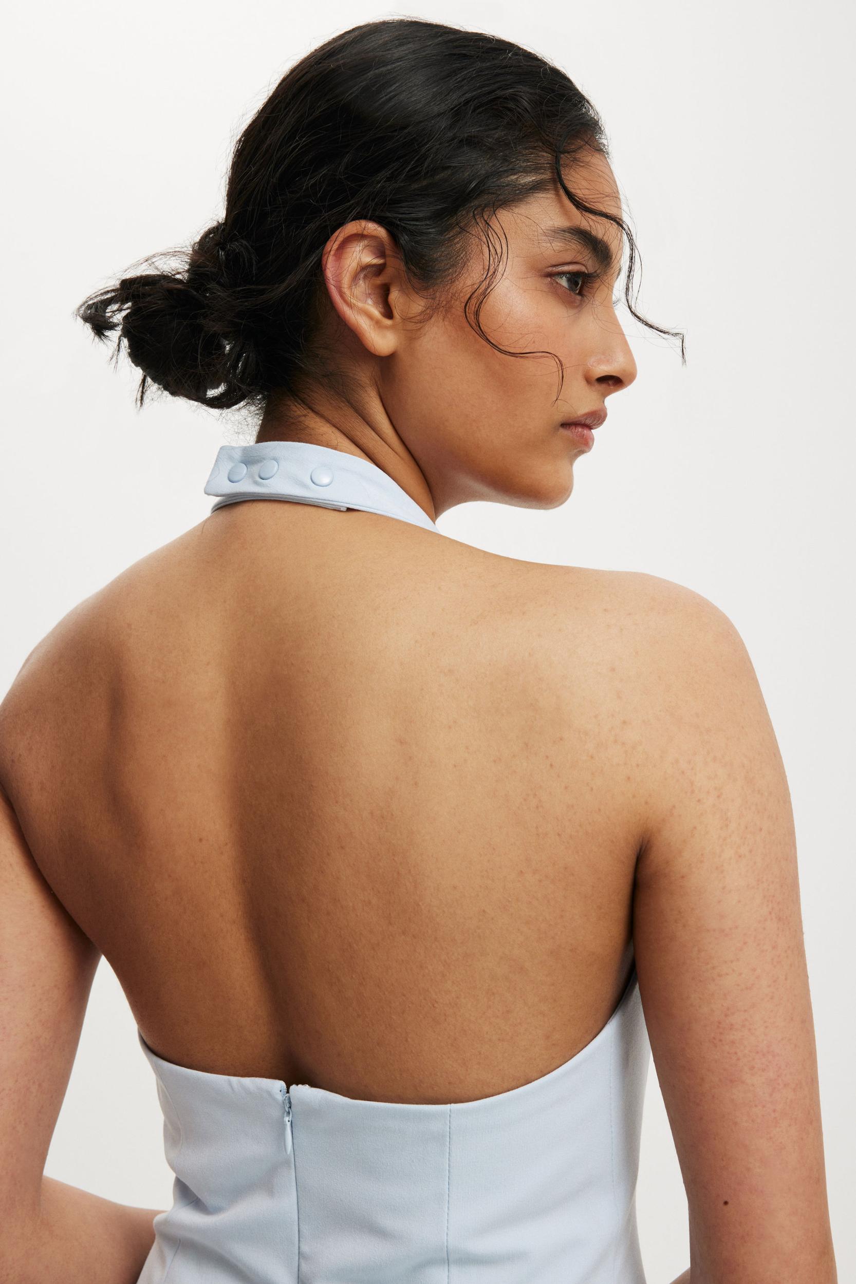 Izzy Halter Suiting Dress Product Image