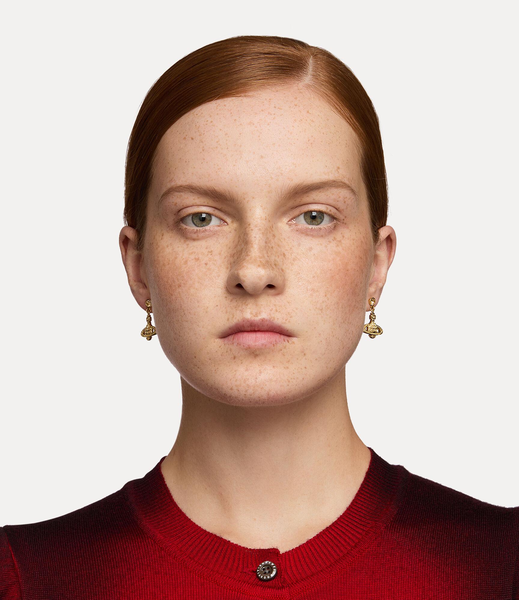 Mini Bas Relief Drop Earrings Product Image