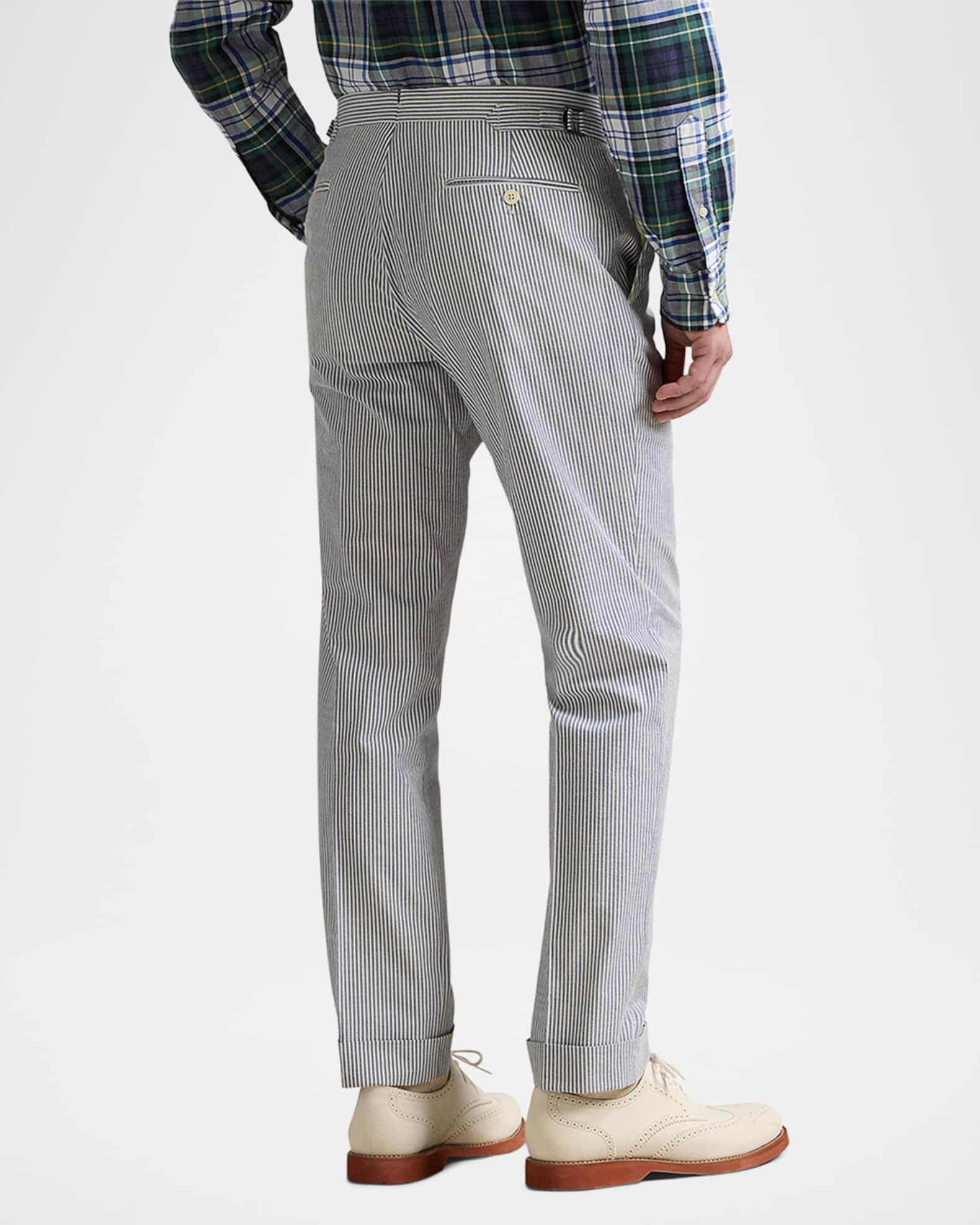 Men's Stripe Seersucker Suit Trousers Product Image
