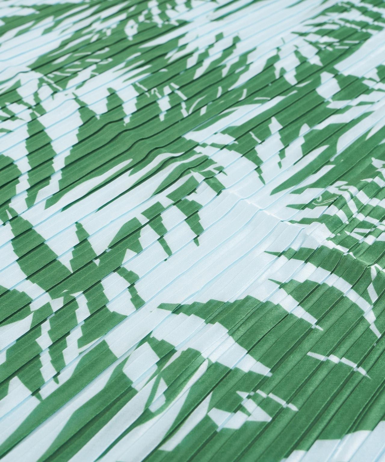 Pleated foulard with print Product Image