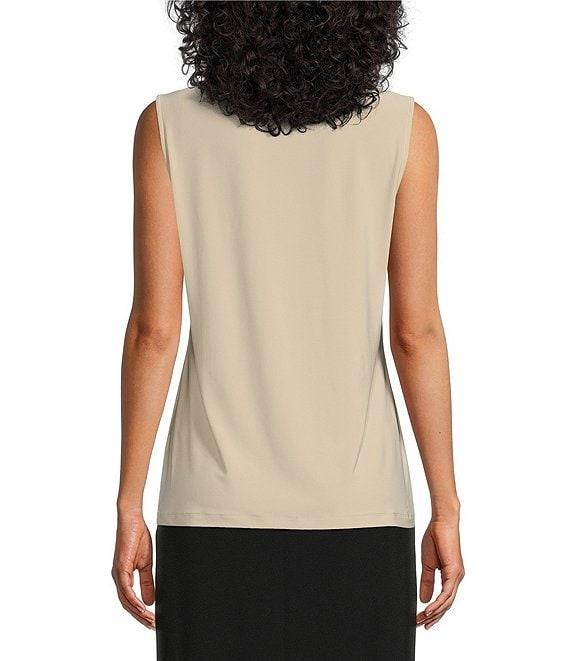 Preston & York Selena Crew Neck Sleeveless Knit Tank Product Image