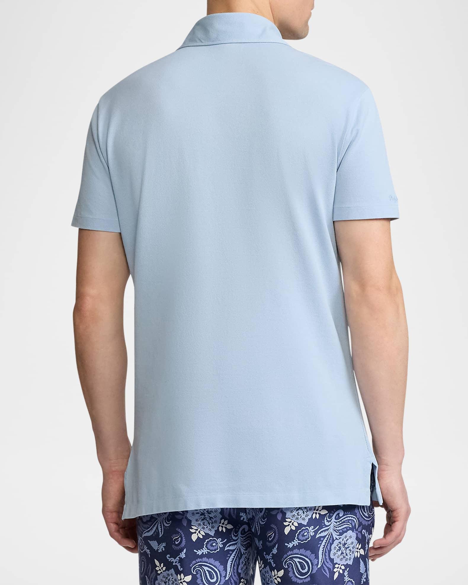 Men's Custom Slim Pique Polo Shirt Product Image