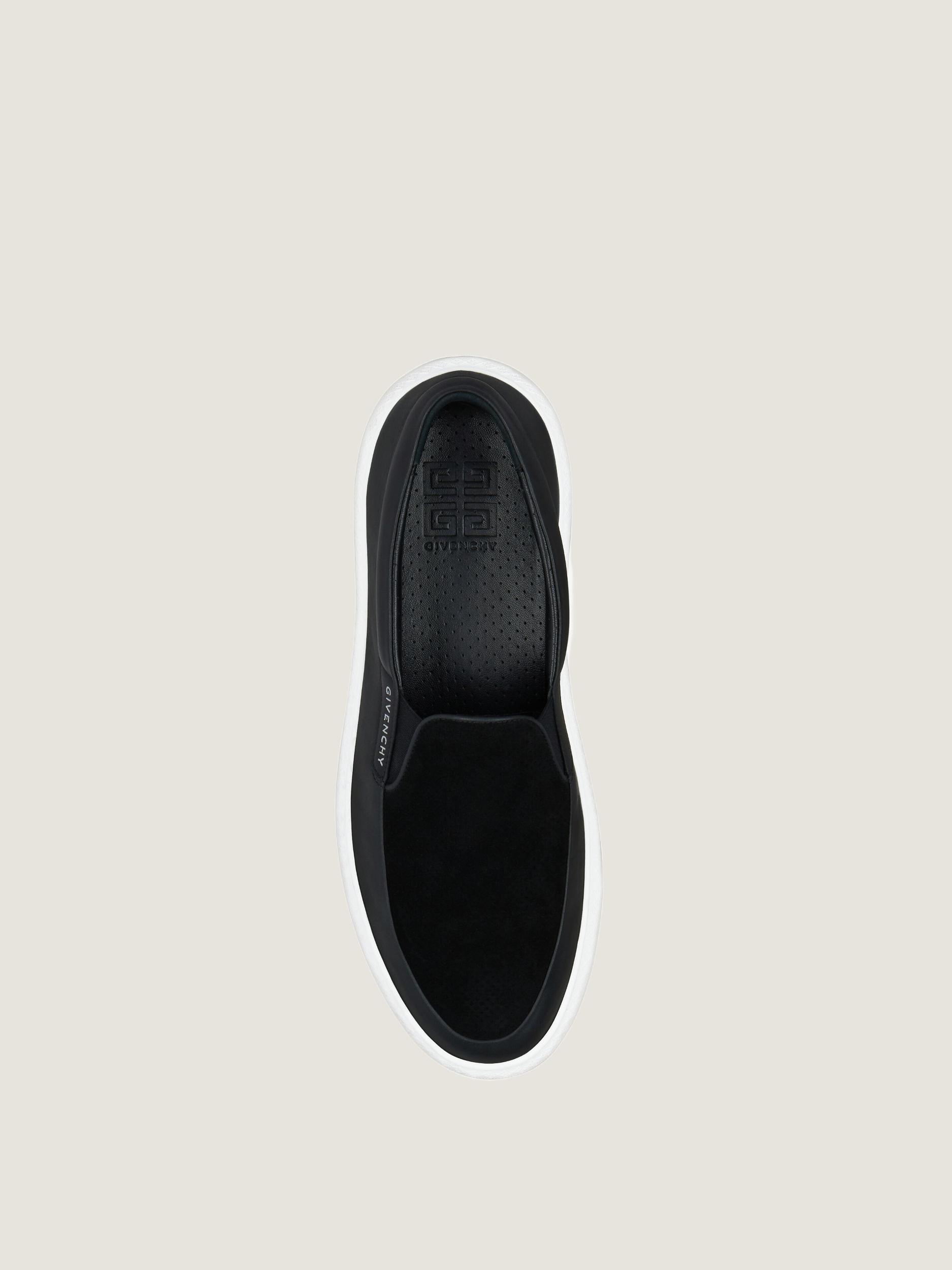 G Set sneakers in leather and perforated suede Product Image