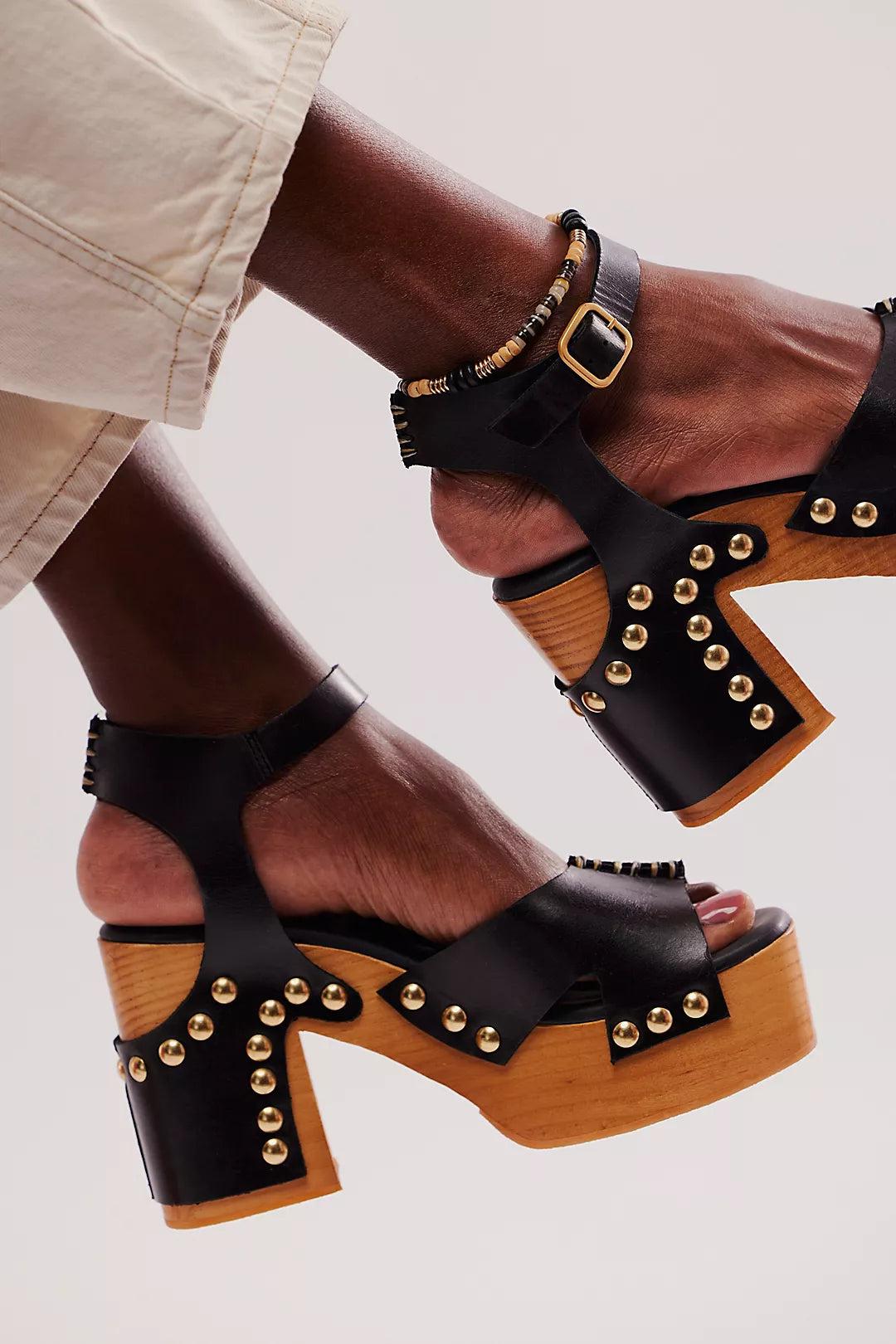 Free People Cecily Studded Clog Black Product Image