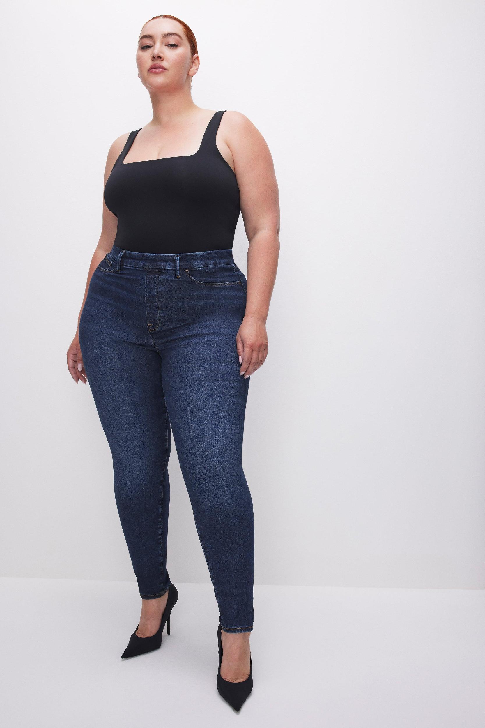 POWER STRETCH PULL-ON SKINNY JEANS | INDIGO491 Product Image