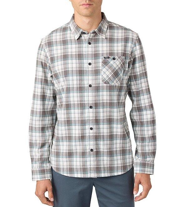 O'Neill Redmond Yarn Dyed Plaid Long Sleeve Flannel Shirt Product Image