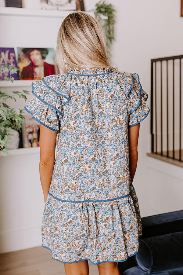 Precious Petals Ruffle Mini Dress Product Image