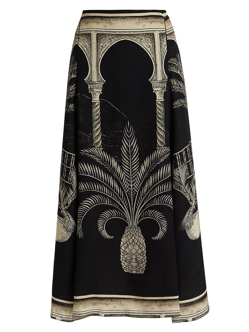 Womens Poems Of The Sea Midi Skirt Product Image