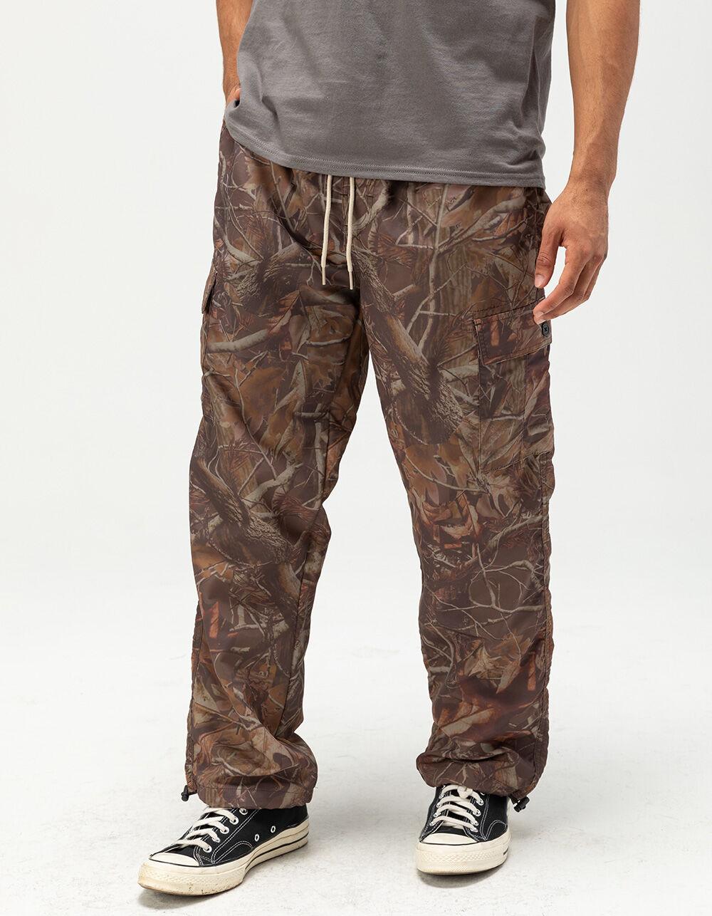 LIRA Azalea Mens Loose Fit Nylon Cargo Pants - CAMO Product Image