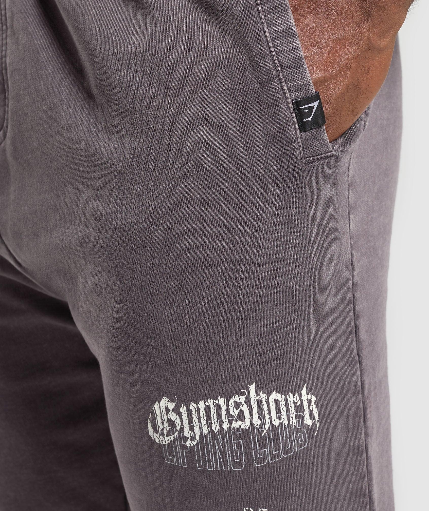 Distressed Graphic Joggers Product Image