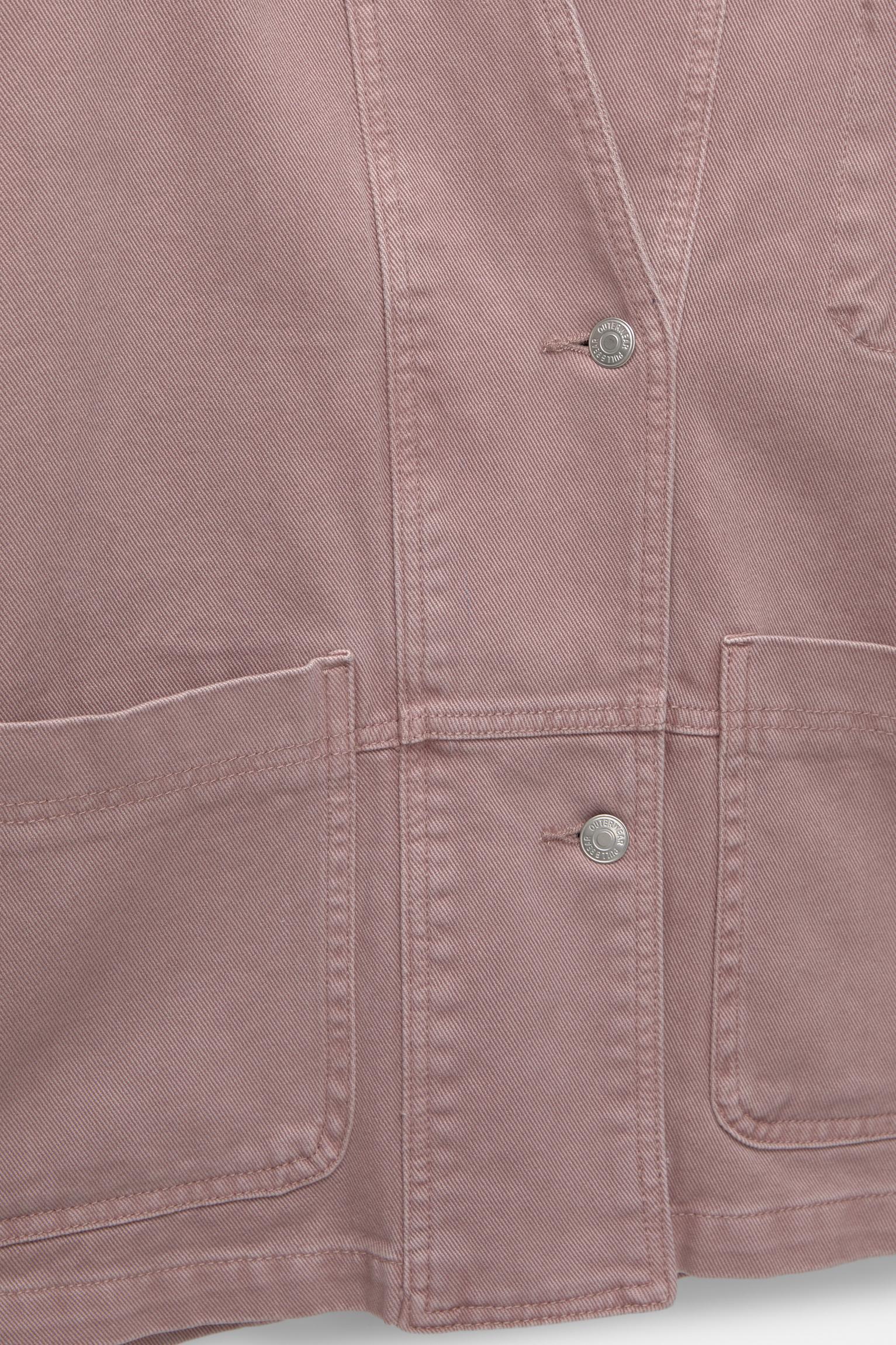 Pink denim jacket Product Image