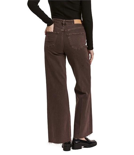 Dear John Fiona Wide Leg High Rise Cut-Off 5-Pocket Jean Product Image