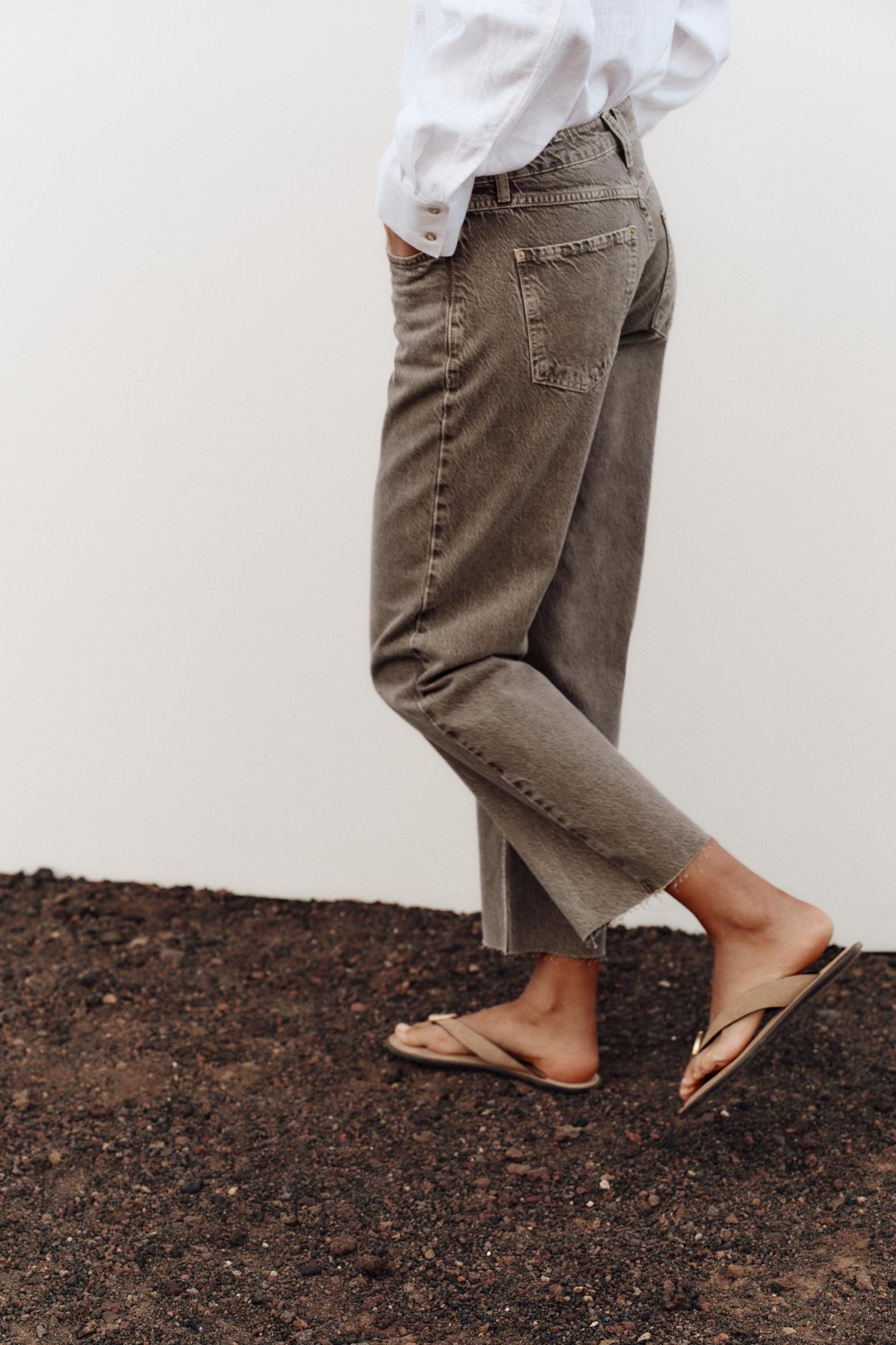 Z1975 HIGH-WAISTED STRAIGHT ANKLE JEANS Product Image