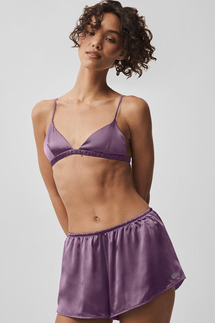 Silk Luminous Bra - Plum Kiss Product Image