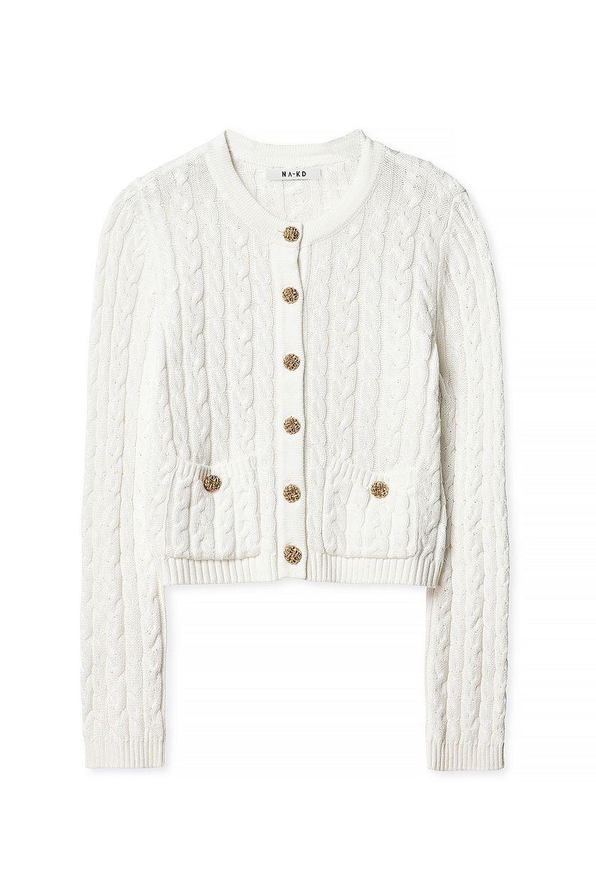 Cable Knitted Cardigan Product Image