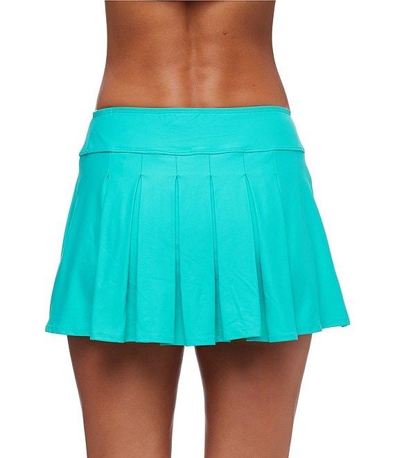 Next by Athena Good Karma Courtside Pleated Back Swim Skort Product Image
