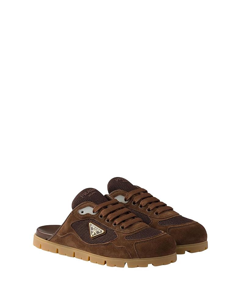 Womens Trail Mesh Fabric and Suede Mules Product Image